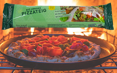 Schnelle Sauerteigpizza, luftig und knusprig