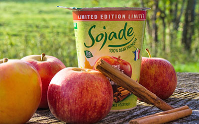 Löffle cremige Bio-Sojade Apfel -Zimt